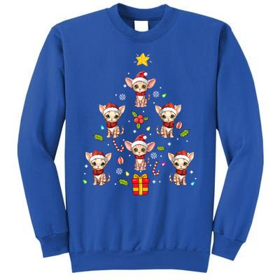 Devon Rex Merry Christmas Tree Ornat Gift Sweatshirt