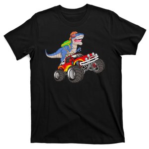 Dinosaur Riding Monster Truck T-Shirt