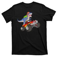 Dinosaur Riding Monster Truck T-Shirt