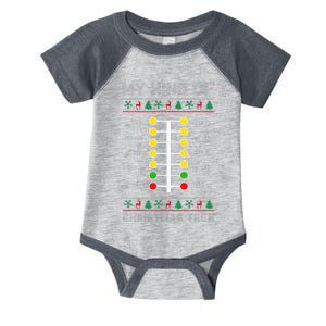 Drag Racing My Kind of Christmas Tree Drag Racer Xmas Infant Baby Jersey Bodysuit