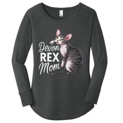 Devon Rex Mom Women's Perfect Tri Tunic Long Sleeve Shirt