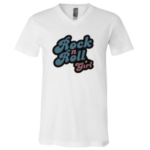 Darla Rock N Roll Girl V-Neck T-Shirt