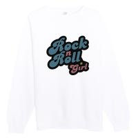 Darla Rock N Roll Girl Premium Crewneck Sweatshirt