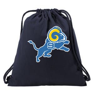 Detroit Rams Number 9 Drawstring Bag