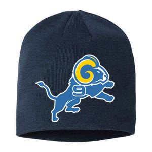 Detroit Rams Number 9 Sustainable Beanie