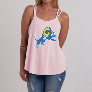 Detroit Rams Number 9 Women's Strappy Tank