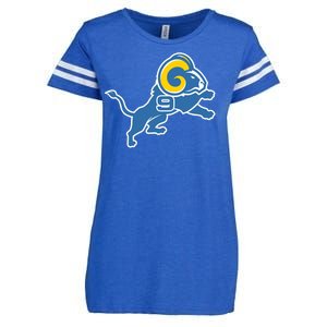 Detroit Rams Number 9 Enza Ladies Jersey Football T-Shirt