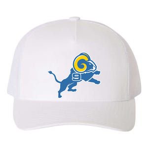 Detroit Rams Number 9 Yupoong Adult 5-Panel Trucker Hat