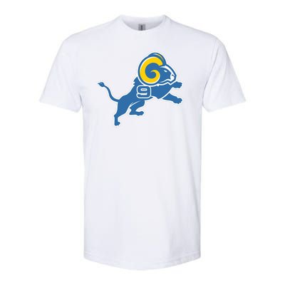 Detroit Rams Number 9 Softstyle® CVC T-Shirt