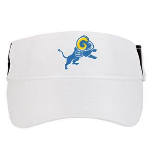 Detroit Rams Number 9 Adult Drive Performance Visor