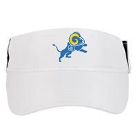 Detroit Rams Number 9 Adult Drive Performance Visor