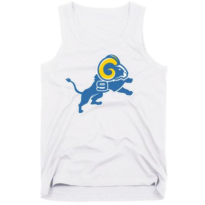 Detroit Rams Number 9 Tank Top