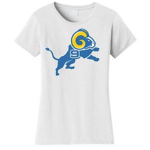 Detroit Rams Number 9 Women's T-Shirt