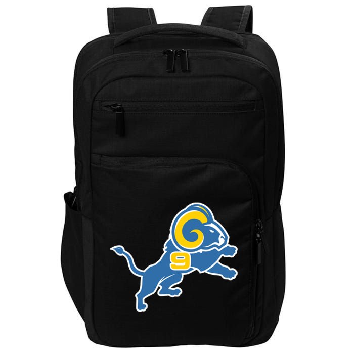 Detroit Rams Number 9 Impact Tech Backpack