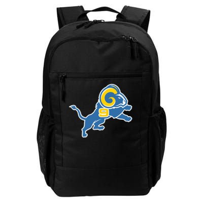 Detroit Rams Number 9 Daily Commute Backpack