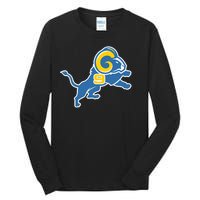 Detroit Rams Number 9 Tall Long Sleeve T-Shirt