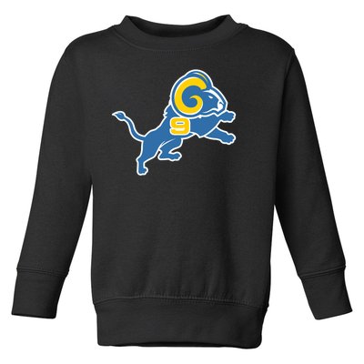 Detroit Rams Number 9 Toddler Sweatshirt