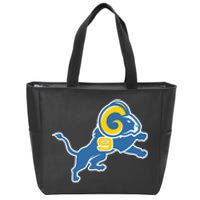 Detroit Rams Number 9 Zip Tote Bag