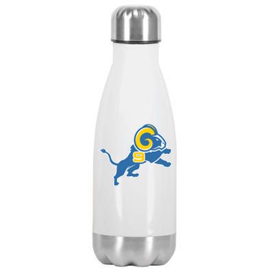 Detroit Rams Number 9 Stainless Steel Insulated Water Bottle