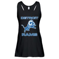 Detroit Rams Number 9 Funny Lions Ladies Essential Flowy Tank