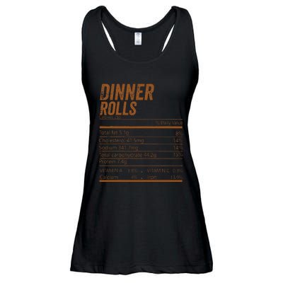 Dinner Rolls Nutrition Facts Matching Family Thanksgiving Ladies Essential Flowy Tank