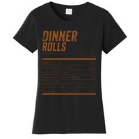 Dinner Rolls Nutrition Facts Matching Family Thanksgiving Women's T-Shirt