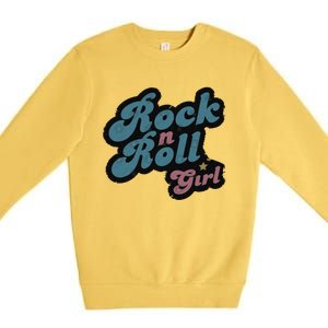 Darla Rock N Roll Girl Premium Crewneck Sweatshirt