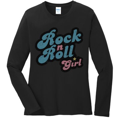Darla Rock N Roll Girl Ladies Long Sleeve Shirt