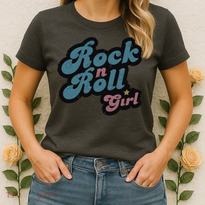Darla Rock N Roll Girl Womens T-Shirt