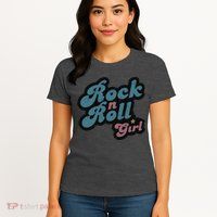 Darla Rock N Roll Girl Womens T-Shirt