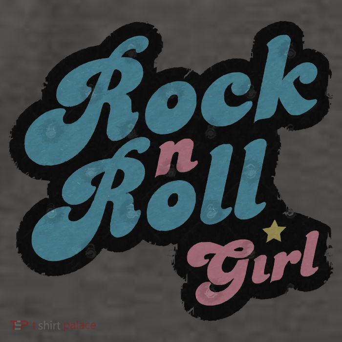 Darla Rock N Roll Girl Womens T-Shirt