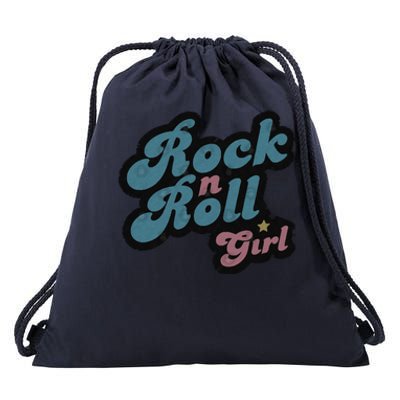 Darla Rock N Roll Girl Drawstring Bag