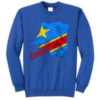 Democratic Republic Of Congo Map Congolese Flag Africa Pride Cute Gift Sweatshirt