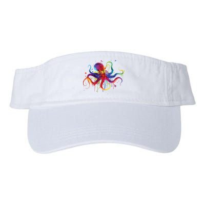Dripping Rainbow Octopus Psychedelic Gift Visor