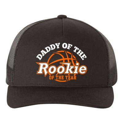 Dad Rookie Of The Year Basketball,Daddy Of The Rookie Yupoong Adult 5-Panel Trucker Hat