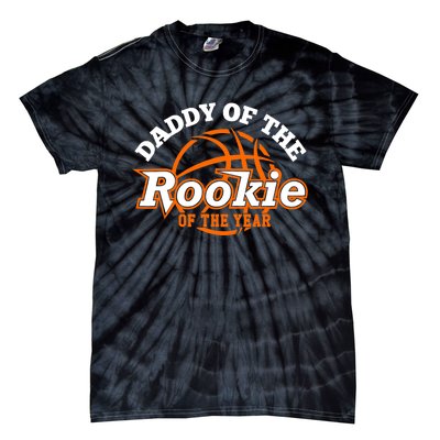 Dad Rookie Of The Year Basketball,Daddy Of The Rookie Tie-Dye T-Shirt