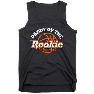 Dad Rookie Of The Year Basketball,Daddy Of The Rookie Tank Top