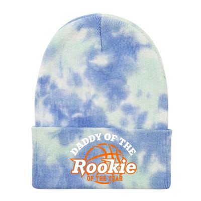 Dad Rookie Of The Year Basketball,Daddy Of The Rookie Tie Dye 12in Knit Beanie