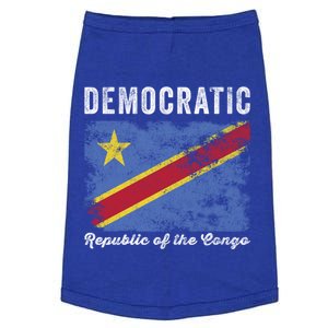 Democratic Republic Of The Congo Flag Distressed Great Gift Doggie Tank