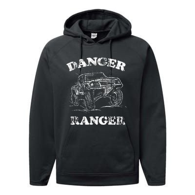 Danger Ranger Offroad Truck Performance Fleece Hoodie