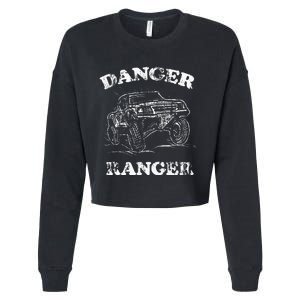 Danger Ranger Offroad Truck Cropped Pullover Crew