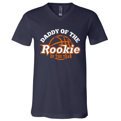 Dad Rookie Of The Year Basketball Shirt,Daddy Of The Rookie V-Neck T-Shirt