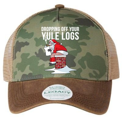 Dropping Off Your Yule Logs Legacy Tie Dye Trucker Hat