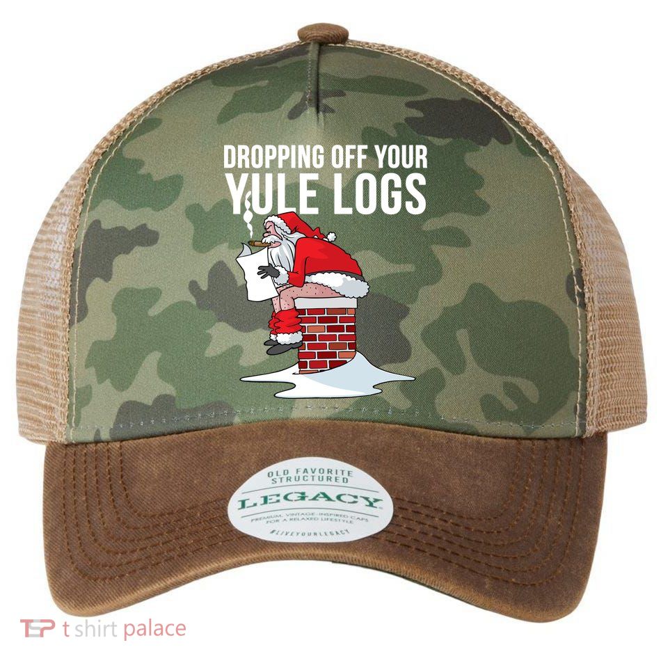 Dropping Off Your Yule Logs Legacy Tie Dye Trucker Hat
