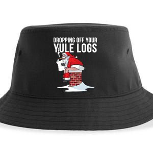 Dropping Off Your Yule Logs Sustainable Bucket Hat