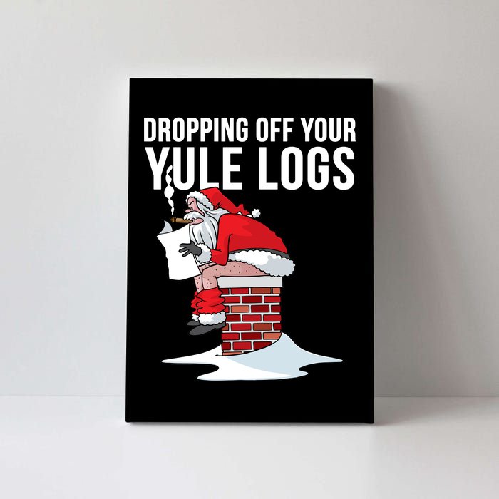 Dropping Off Your Yule Logs Canvas