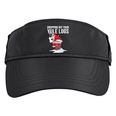 Dropping Off Your Yule Logs Adult Drive Performance Visor