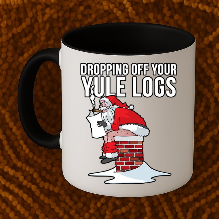 Dropping Off Your Yule Logs Mug