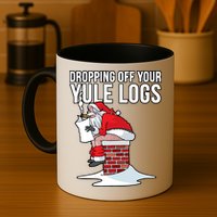 Dropping Off Your Yule Logs Mug