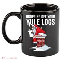 Dropping Off Your Yule Logs 11oz C Handle Ceramic Mug
